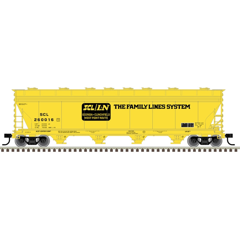 Atlas 20006402 HO MASTER PLUS 5250 COVERED HOPPER SEABOARD COAST LINE