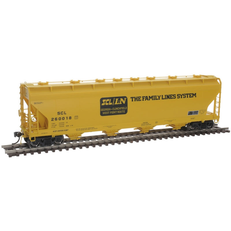 Atlas 20006400 HO MASTER PLUS 5250 COVERED HOPPER SEABOARD COAST LINE