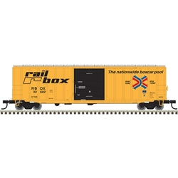 Atlas 20006719 HO TRAINMAN 50'6" BOX CAR RAILBOX [LARGE LOGO]