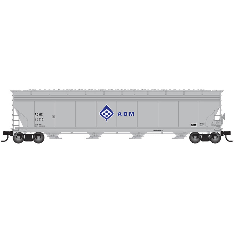 PREORDER Atlas 20006751 HO ACF 5701 GRAIN HOPPER ADM (MOLECULE) 75027 (GRAY/BLUE)