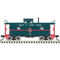 Atlas 20006756 HO TRAINMAN C&O CUPOLA CABOOSE CHICAGO & ILLINOIS MIDLAND