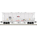 Atlas 20006834 HO Trinity 3230 Covered Hopper Greenbrier Management Services (BNBX) 95486 (Gray/Black/Red)