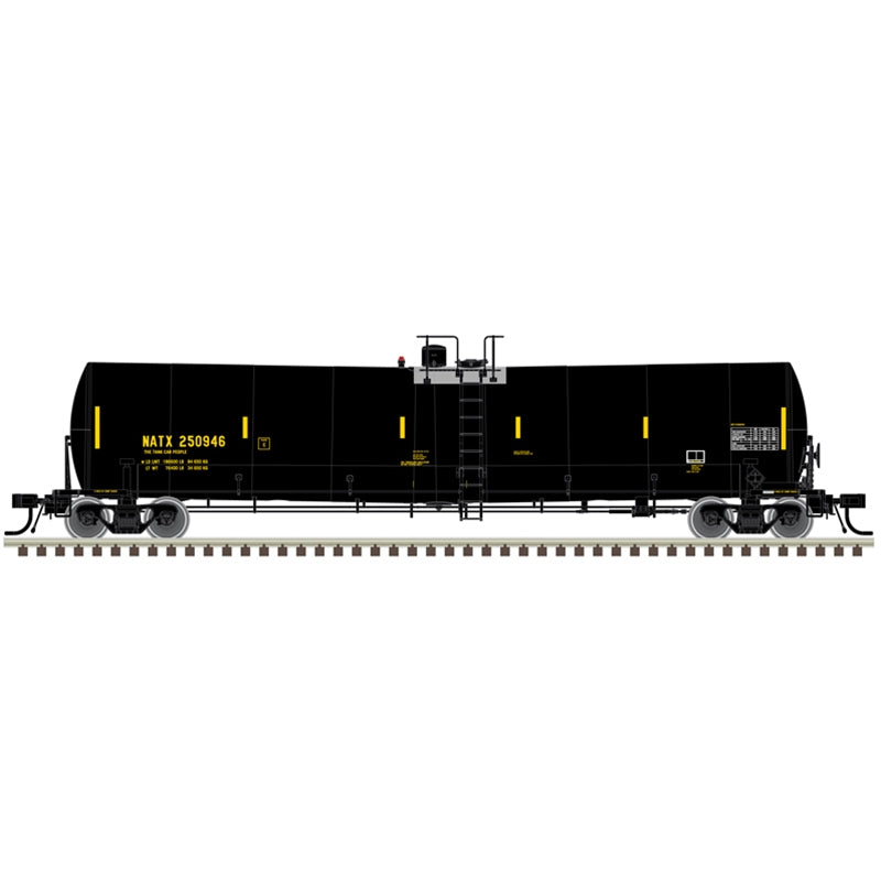 PREORDER Atlas 20006901 HO TRINITY 25,500 GALLON TANK CAR NATX [UTCK REPAINT] 3-PACK [250951, 250972, 250986]