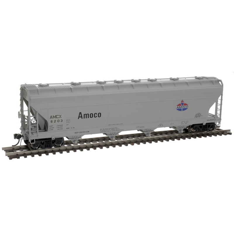 Atlas 20006902 HO MASTER PLUS 5250 COVERED HOPPER AMOCO