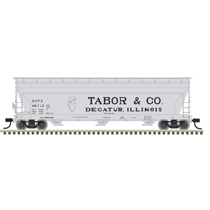 PREORDER Atlas 20006941 HO 4650 CENTERFLOW HOPPER TABOR & CO