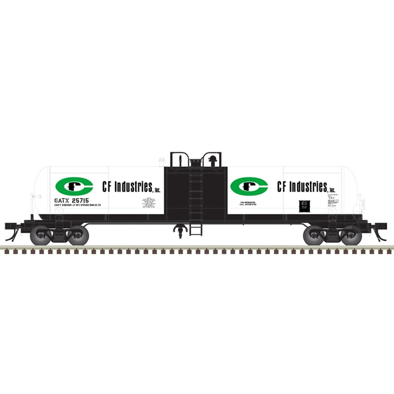 PREORDER Atlas 20006965 HO 20,700 GALLON TANK CAR CF INDUSTRIES [GATX]