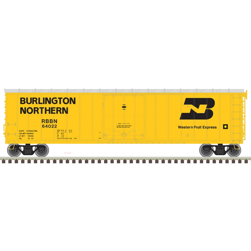 Atlas 20007019 HO 50' PLUG DOOR BOX CAR BURLINGTON NORTHERN [RBBN]