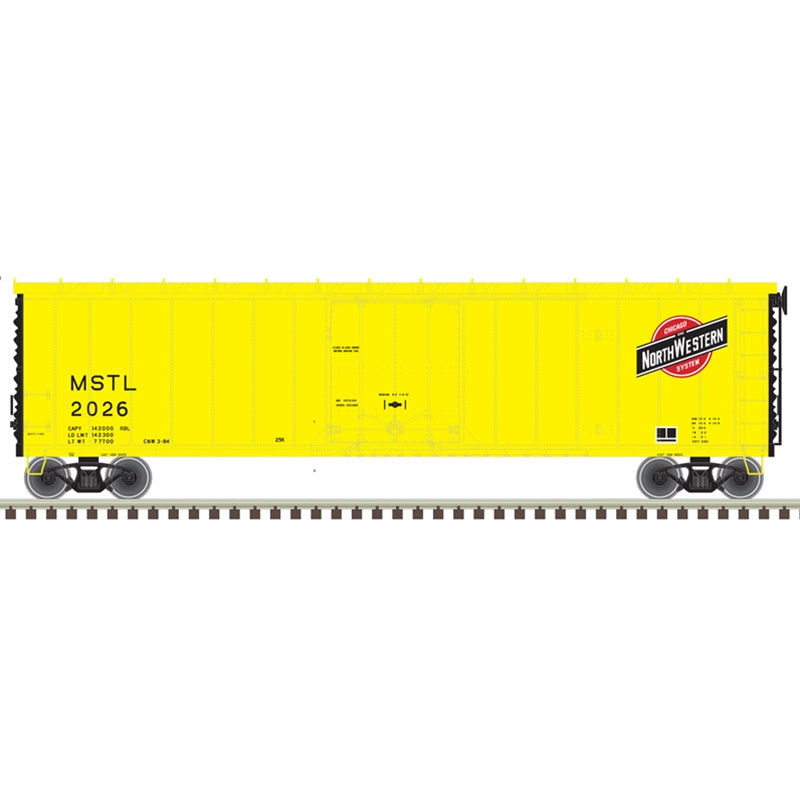 Atlas 20007024 HO 50' PLUG DOOR BOX CAR CHICAGO NORTHWESTERN [MSTL]