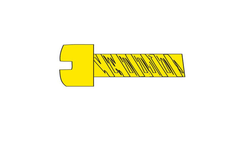 Woodland Scenics WOO822 Hob-Bits(R) 00-90 Fillister Head Screws - Brass, pkg(5) -- 1/4" Long, All Scales
