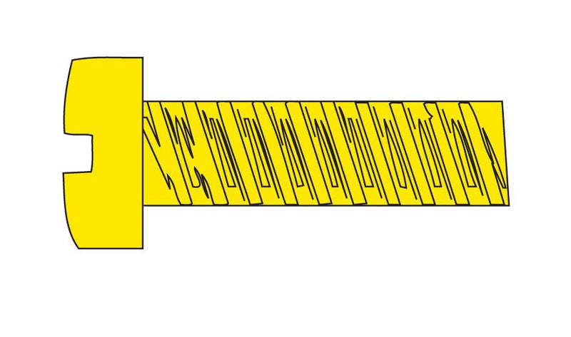 Woodland Scenics WOO836 Hob-Bits(R) 2-56 Fillister Head Screws - Brass, pkg(5) -- 1/2" Long, All Scales