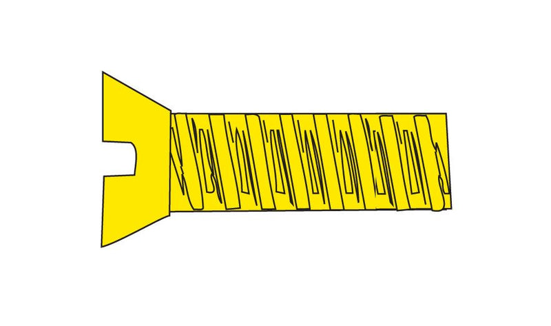 Woodland Scenics WOO855 Hob-Bits(R) 2-56 Flat Head Screws - Brass, pkg(5) -- 3/8" Long, All Scales