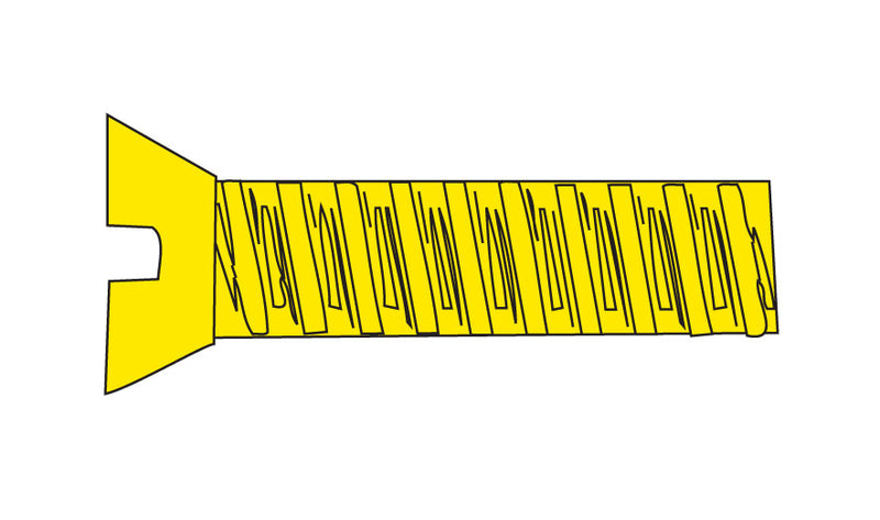 Woodland Scenics WOO856 Hob-Bits(R) 2-56 Flat Head Screws - Brass, pkg(5) -- 1/2" Long, All Scales