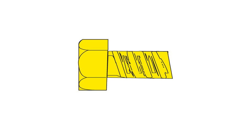 Woodland Scenics WOO865 Hob-Bits(R) 0-80 Hex Head Screws - Brass, pkg(5) -- 1/8" Long, All Scales