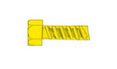 Woodland Scenics WOO866 Hob-Bits(R) 0-80 Hex Head Screws - Brass, pkg(5) -- 1/4" Long, All Scales