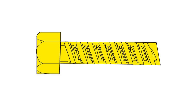 Woodland Scenics WOO867 Hob-Bits(R) 0-80 Hex Head Screws - Brass, pkg(5) -- 3/8" Long, All Scales