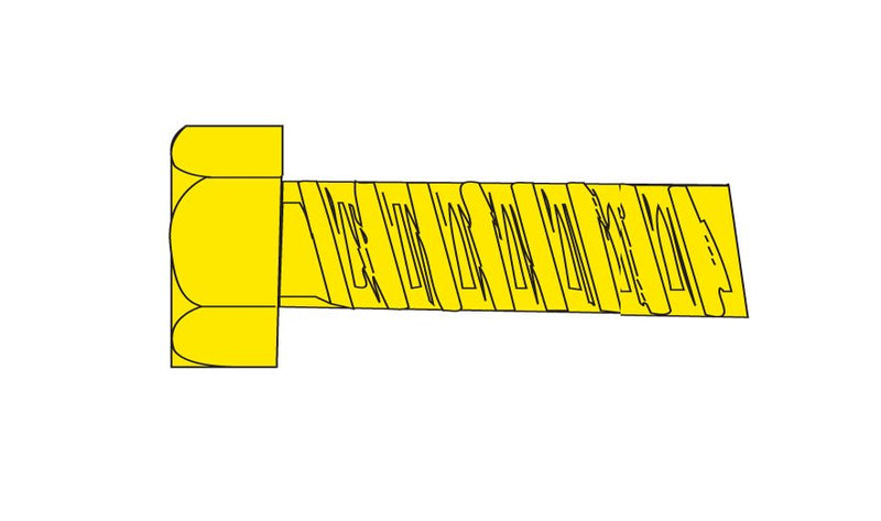 Woodland Scenics WOO871 Hob-Bits(R) 1-72 Hex Head Screws - Brass, pkg(5) -- 3/8" Long, All Scales