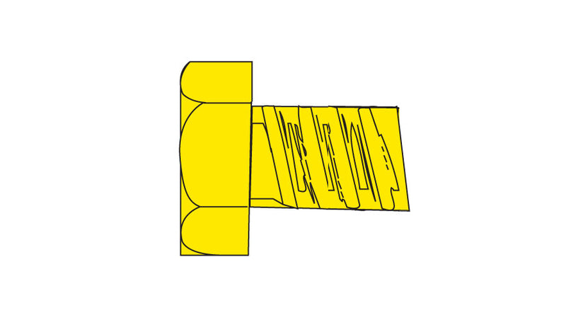 Woodland Scenics WOO873 Hob-Bits(R) 2-56 Hex Head Screws - Brass, pkg(5) -- 1/8" Long, All Scales