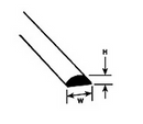 Plastruct 90886 MRH-190 5pk STY HALF ROUND.187