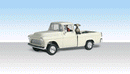 Woodland Scenics WOO5521 Hall & Duke - Assembled - AutoScenes(R) -- Pickup Truck & 2 Figures, HO Scale