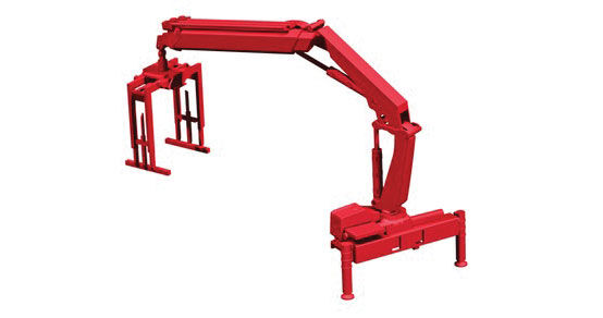 Herpa Models 54133 Hiab X-Hipro Loading Crane with Pallet Fork, HO Scale