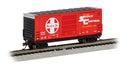 Bachmann 18251 40' Hi-Cube Boxcar - Ready to Run -- Santa Fe 14044 (red, black, white, Large Logo), N Scale