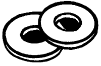Woodland Scenics WOO891 Hob-Bits(R) Brass Washers --