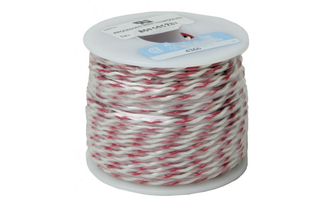 NCE NCE0248 Hook-Up Wire -- Red/White 100' 30.5m
