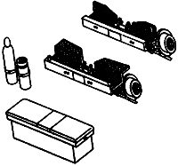 Details West 918 Hy-Rail Wheels -- For Trident Vehicles Set, HO Scale