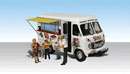 Woodland Scenics WOO5541 Ike's Ice Cream Truck- AutoScenes(TM), HO Scale