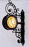 Brawa Modellspielwaren 5361 Illuminated Clock -- Historic Wall Clock - Baden-Baden, HO Scale