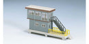 TomyTec Co LTD 4224 Interlocking Signal Tower -- Kit - Gray, N Scale