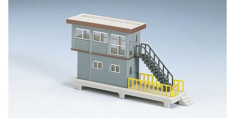 TomyTec Co LTD 4224 Interlocking Signal Tower -- Kit - Gray, N Scale