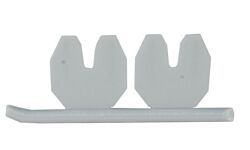 Detail Associates 6230 Intermodal Details -- Fifth Wheel Plates - Unpainted, HO Scale