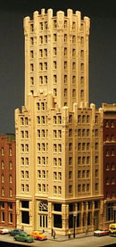 Lunde Studios 10 Ivory Tower -- Kit - 4-1/8 x 3-3/8" x 13-1/8" 10.5 x 8.6 x 33.3cm, N Scale
