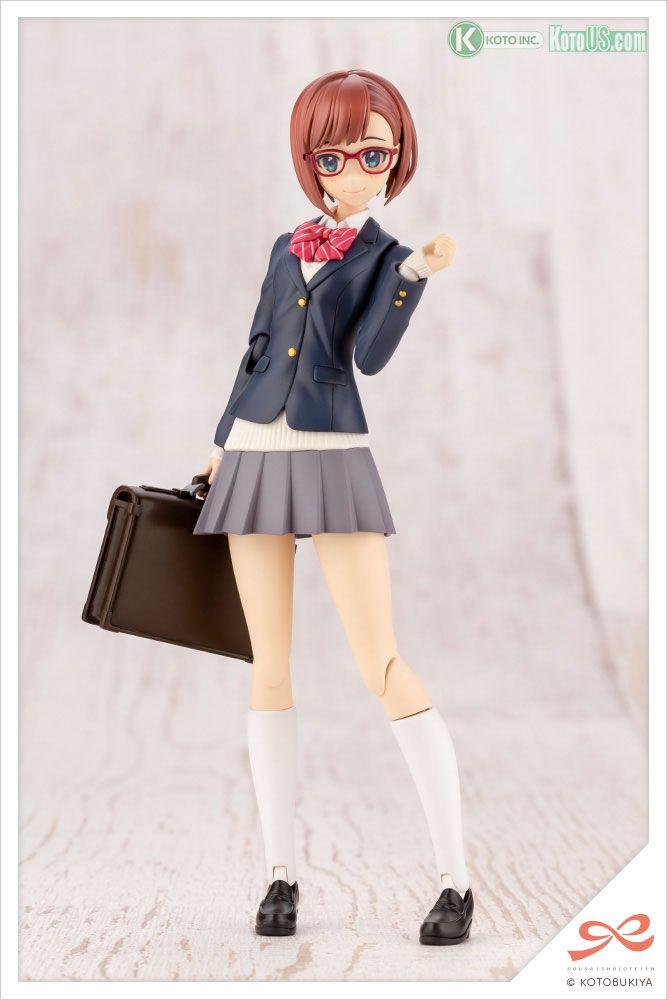 Kotobukiya JK002 SOUSAISHOJOTEIEN KOYOMI TAKANASHI RYOBU HIGH SCHOOL WINTER CLOTHES, 1:10 Scale