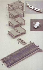 Double Track Incline Pier Basic Set, N Scale