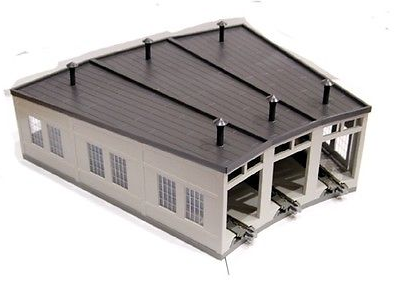 Kato USA 23240 Roundhouse Three Stalls, N Scale