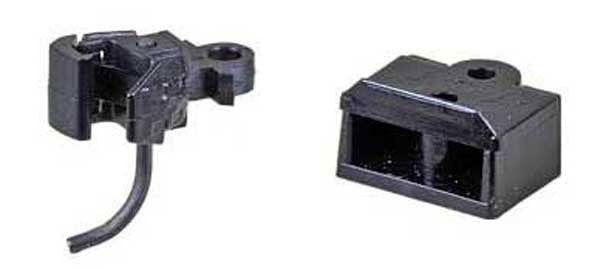 Kadee KAD835 Knuckle Couplers -- Body-Mounted Centerset w/Short Narrow Gear Box 1 Pair, G Scale