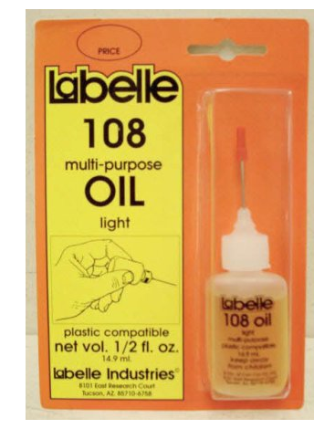 Labelle Lubricants 108 PLASTIC COMPATIBLE OIL LITE