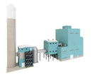 Walthers Cornerstone 933-4172 Lakefront Energy Power Plant with Dust Collector - Kit - 28-1/2 x 7-13/16 x 17-7/8 72.3 x 19.8 x 45.3cm (height at stack), HO
