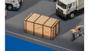 Faller Gmbh 180959 Large Wood Crate -- Laser-Cut Wood Kit, HO Scale