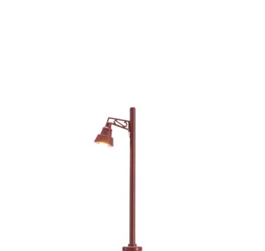 Brawa Modellspielwaren 83040 LED Light on Wood Mast with Plug and Socket Base -- 2" 5cm, N Scale