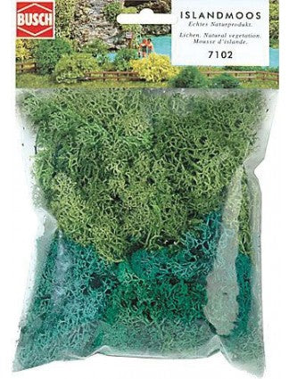 Busch Gmbh & Co Kg 7102 Lichen -- Light & Dark Green 1-1/4oz  35g, All Scales