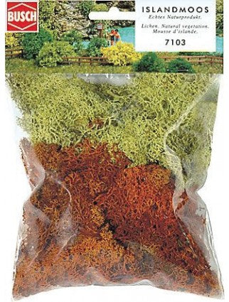 Busch Gmbh & Co Kg 7103 Lichen -- Yellow & Brown 1-1/4oz  35g, All Scales