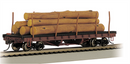 Bachmann 18332 ACF 40' Log Car - 1906-1935 Version, HO