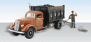 Woodland Scenics WOO5555 Lumpy's Coal Company - Assembled - AutoScenes(R) - Delivery Truck, Figure & Accessories, HO Scale