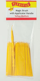 Profile Accessories Inc. M929005B Magic Brush Bulk Pack - Medium (yellow) pkg(100)