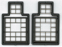 San Juan Details (formerly Grandt Line) 5271 Masonry Window 20-Pane Industrial  104 x 115" pkg(4), HO Scale