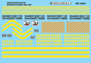 Microscale Inc 460-604253 Dsl loco Grn Mntn 1989+