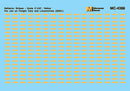 Microscale Inc 460-4389 Reflector Stripes - Scale 4 x 18 , YELLOW For use on Freight Cars and Locomotives (2005+) - Waterslide Decal - N Scale